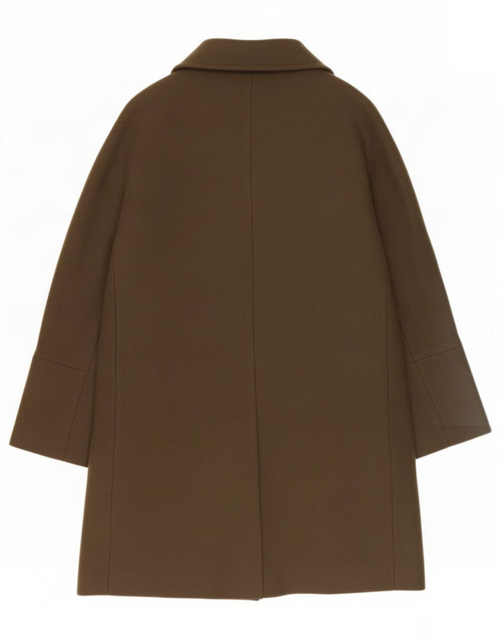 Женское пальто Massimo Dutti UK 16, большой размер, цвет хаки, шерсть