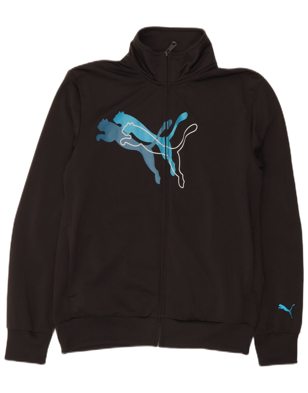 Мужской спортивный костюм с графическим рисунком Puma, средний черный