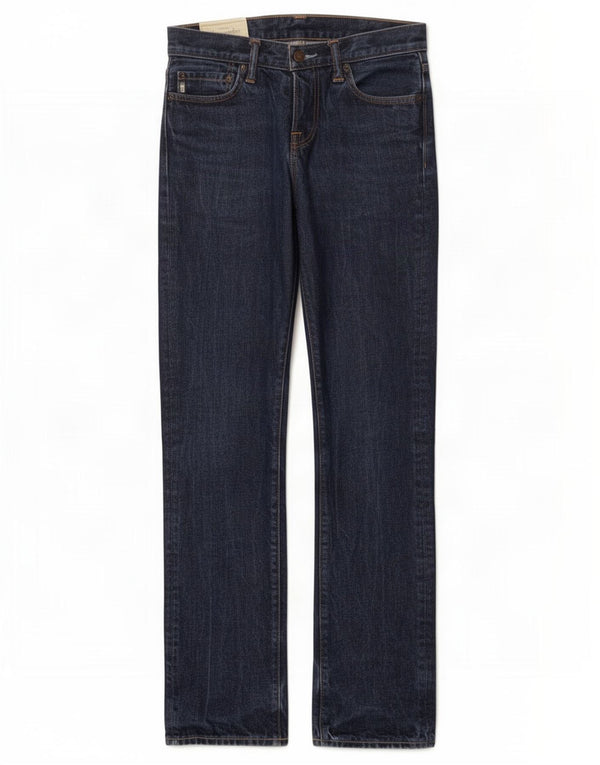 Мужские прямые джинсы Abercrombie & Fitch W29 L32 темно-синие, хлопок