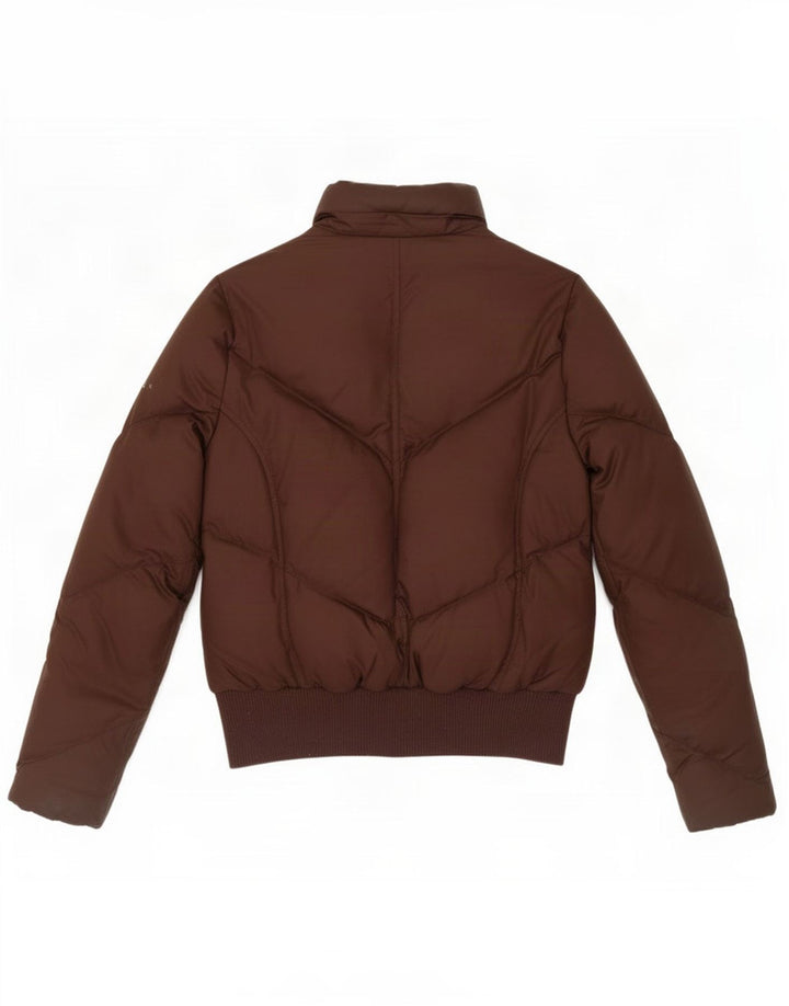 Женская утепленная куртка-бомбер Tommy Hilfiger UK 10, маленький коричневый полиэстер