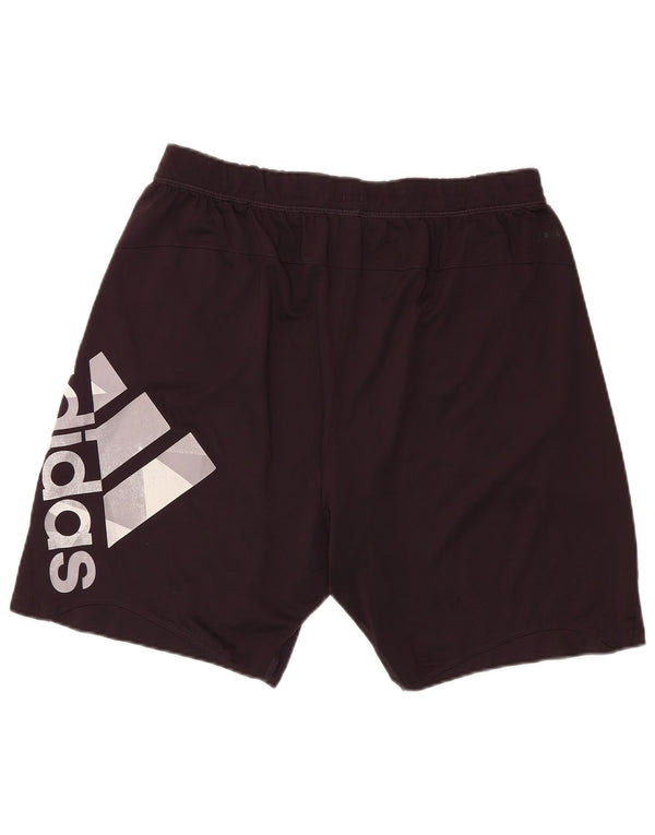 Мужские спортивные шорты Adidas с графическим рисунком, средний черный полиэстер