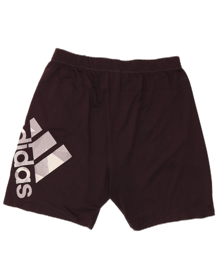 Мужские спортивные шорты Adidas с графическим рисунком, средний черный полиэстер