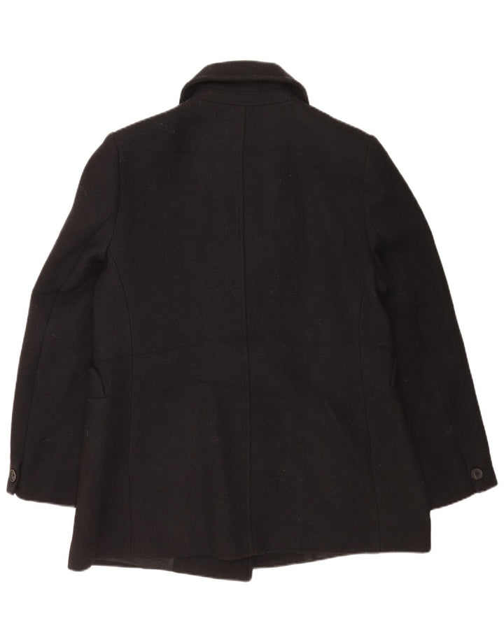Женское полупальто Zara UK 18 XL, черная шерсть