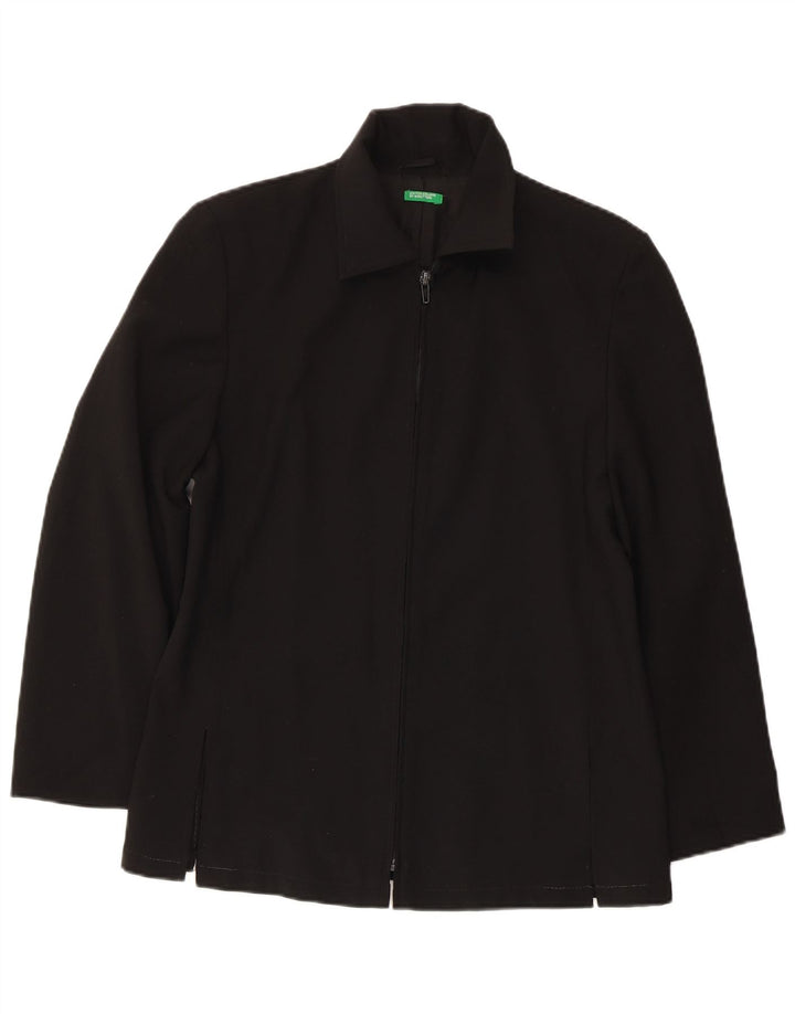 Блейзер женский BENETTON UK 12 средний черный