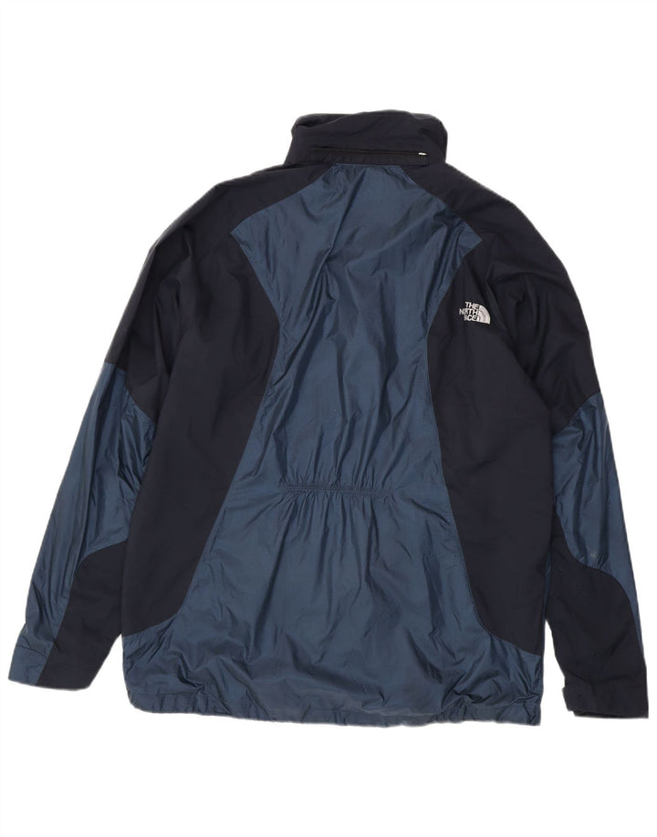 Мужская дождевик The North Face UK 38, средний темно-синий с цветными блоками