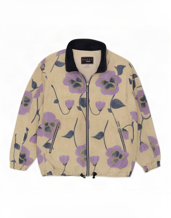 Женский спортивный костюм оверсайз Silvy IT 42 Medium Beige Floral