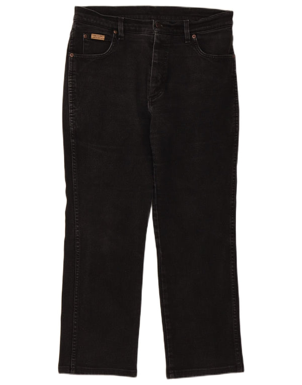 Мужские прямые джинсы Wrangler Texas W34 L27 черные