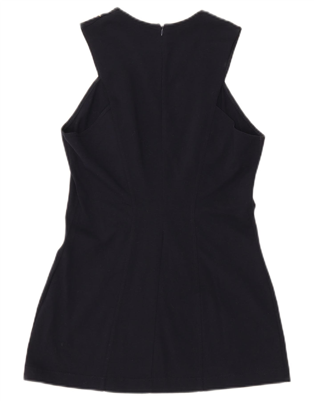 ROCCOBAROCCO Женская блузка без рукавов IT 44 Средний Темно-синий с цветочным принтом