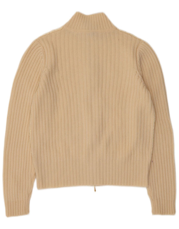 Женский кардиган Luisa Spagnoli UK 14, средний с белым цветочным принтом