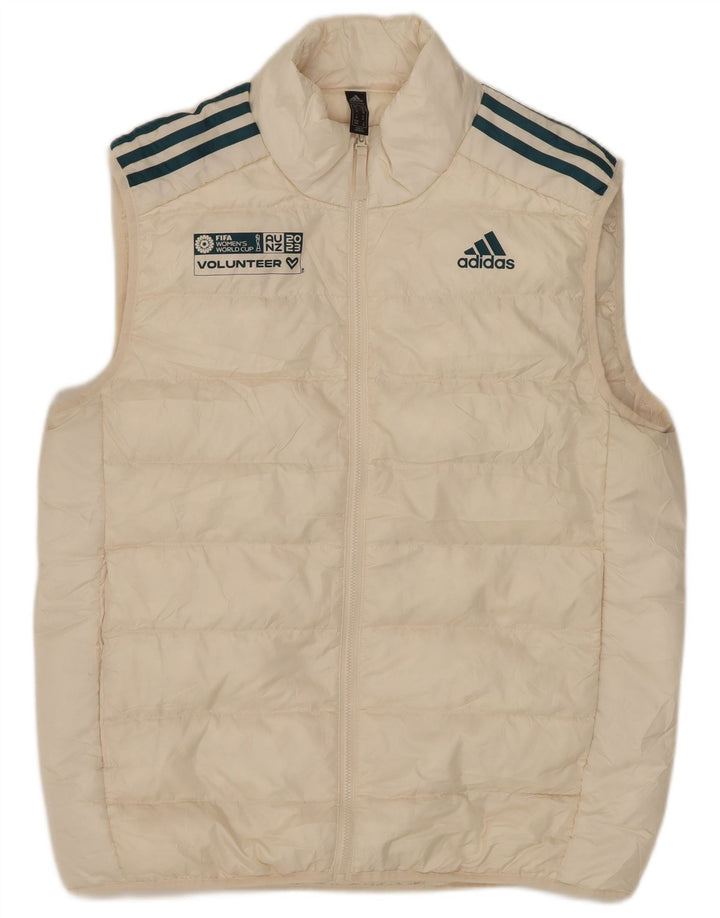 Мужской жилет ADIDAS Primegreen UK 38 Medium Off White Polyester