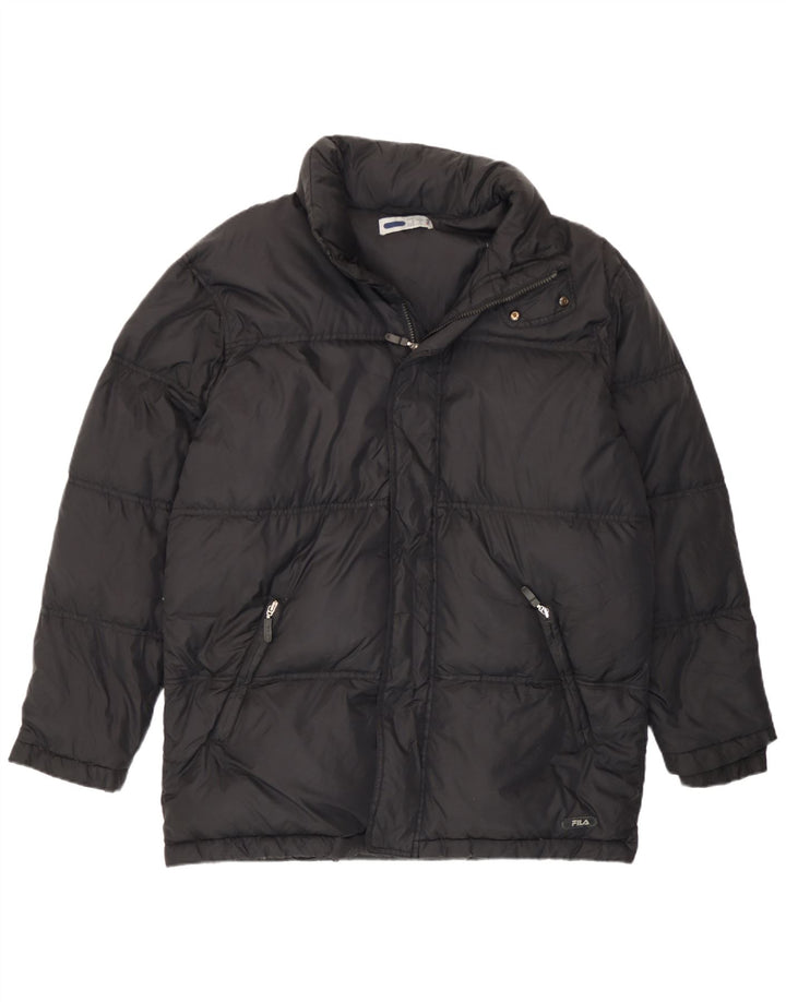 Мужская стеганая куртка Fila IT 46/48 Средний Черный