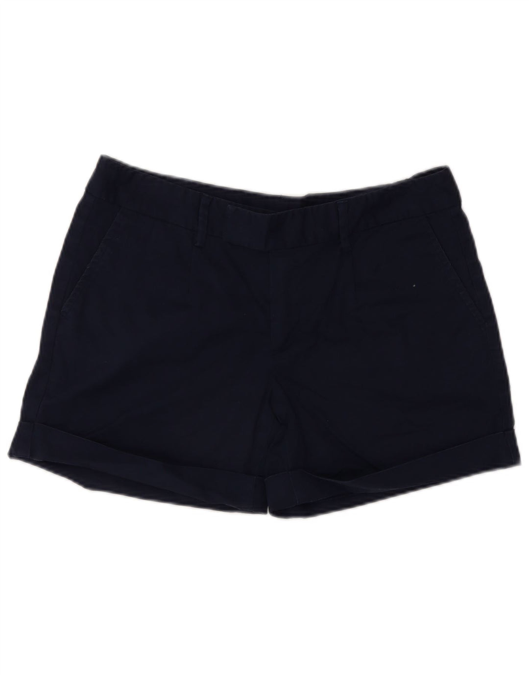 Женские шорты чинос Benetton W30, средние, темно-синие