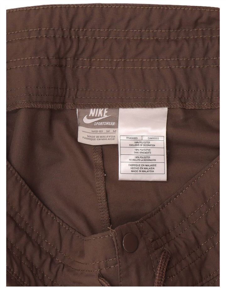Женские шорты чинос Nike UK 8/10, маленькие W34, коричневые, полиэстер
