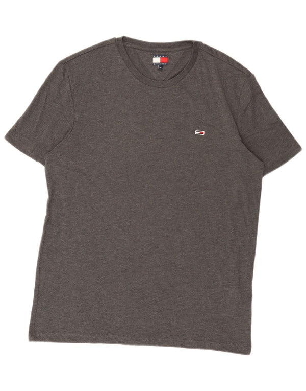 Tommy Hilfiger Мужская футболка Top XL Серый хлопок