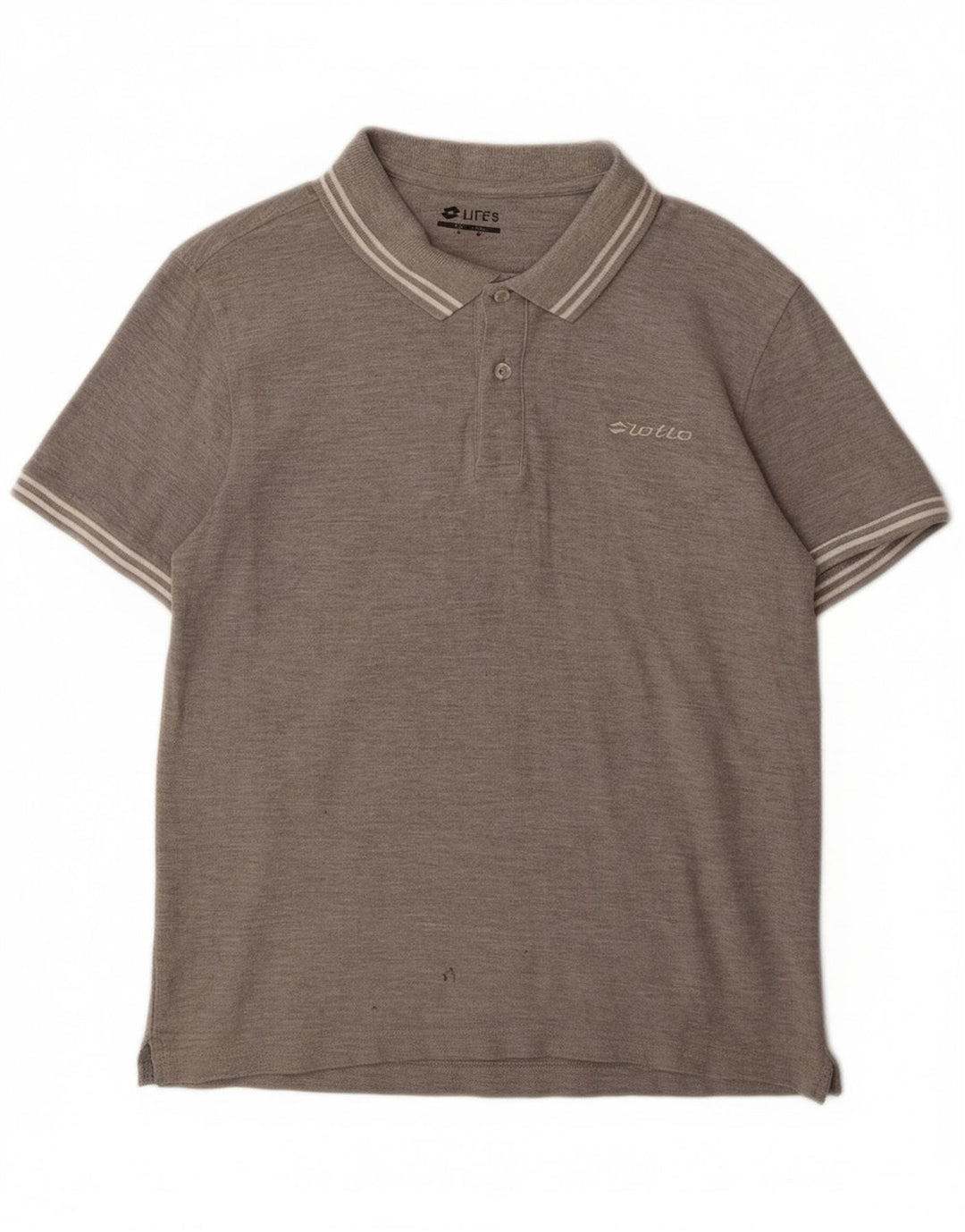 LOTTO Mens Life's Polo Shirt Medium Grey