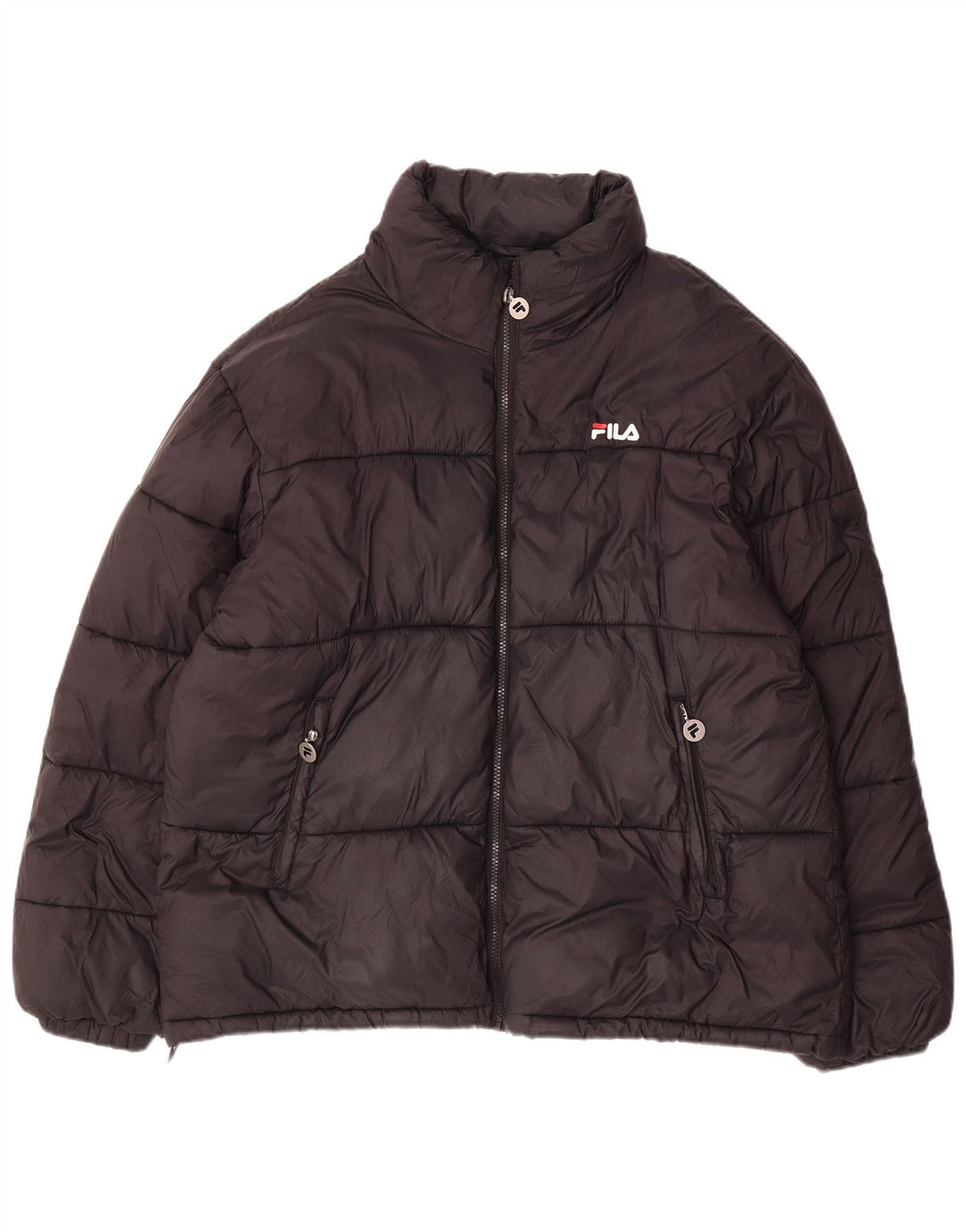 Мужская стеганая куртка Fila UK 44 2XL, черный полиэстер