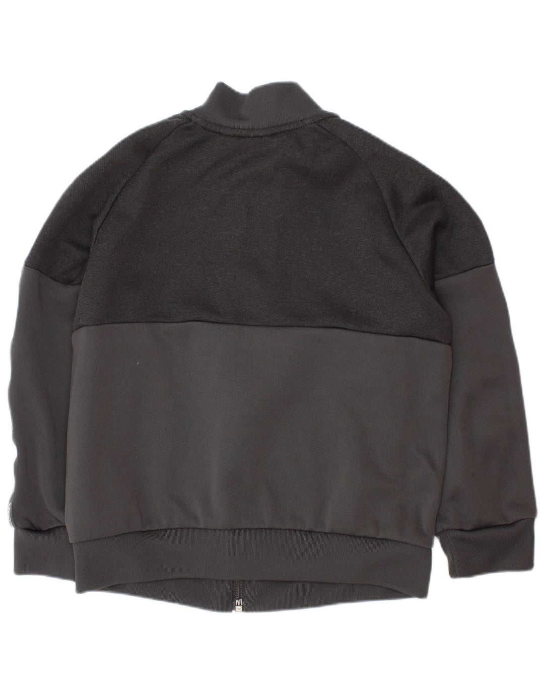 Спортивный костюм ADIDAS для мальчиков с графическим рисунком, верхняя куртка, 6–7 лет, серый полиэстер