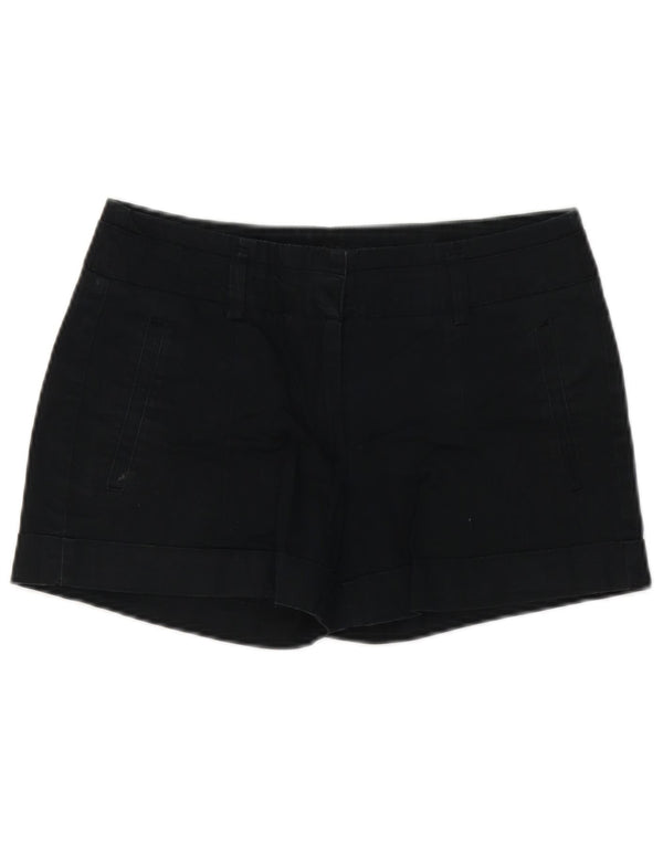 Женские шорты чинос Zara, маленькие, черные, хлопковые, W26