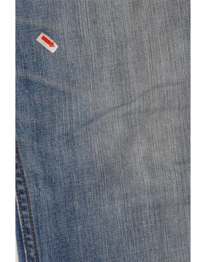 Мужские прямые джинсы LEVI'S 514 W34 L32 синие, хлопок