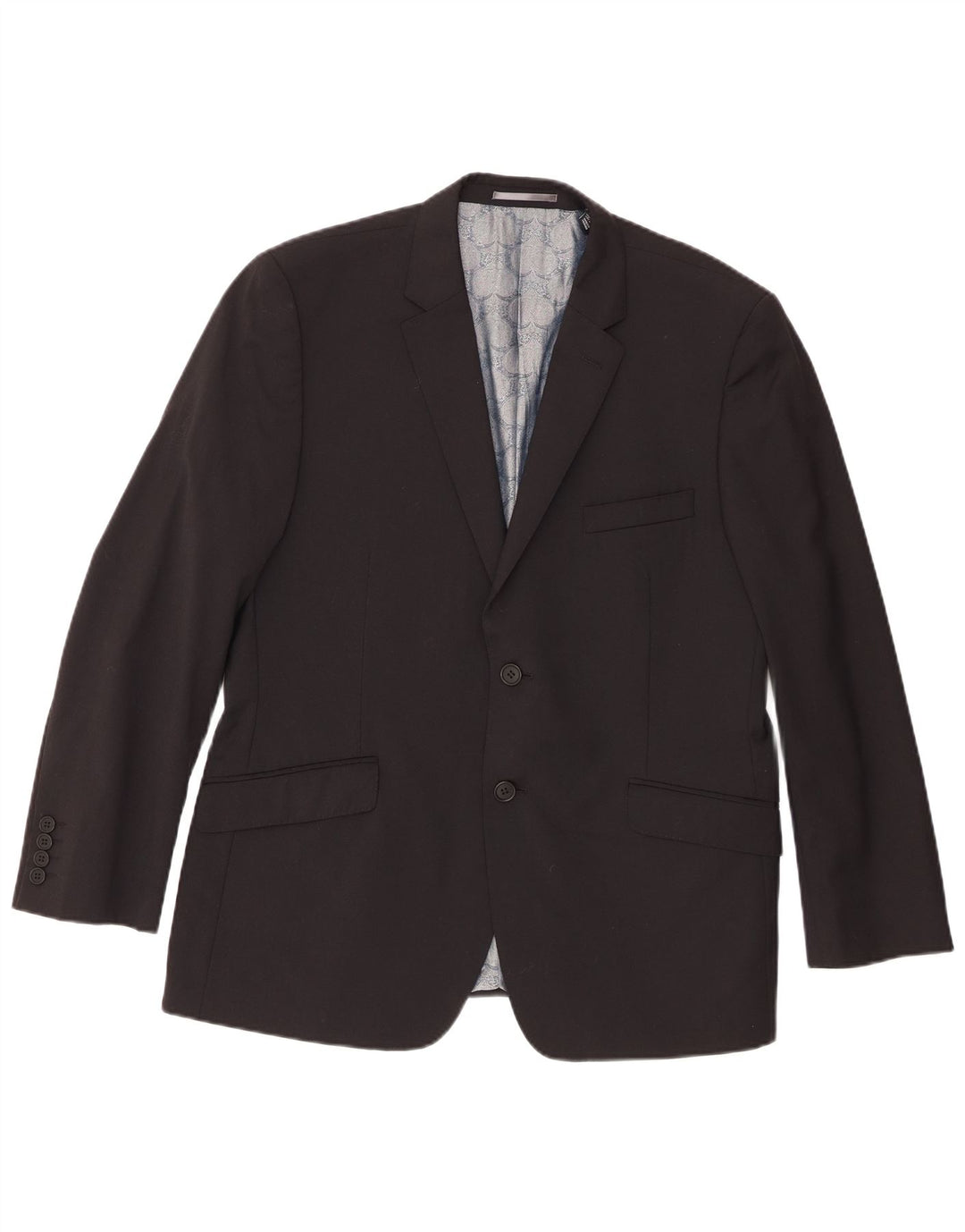 Мужской пиджак на двух пуговицах Ted Baker UK 42 XL, черная шерсть