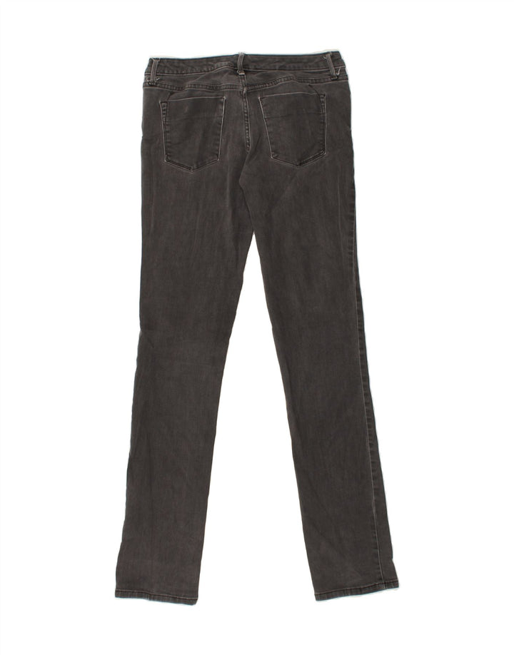 MOSSIMO Womens Mid Rise Straight Jeans US 8 Medium W30 L32  Grey Cotton Vintage Mossimo and Second-Hand Mossimo from Messina Hembry 