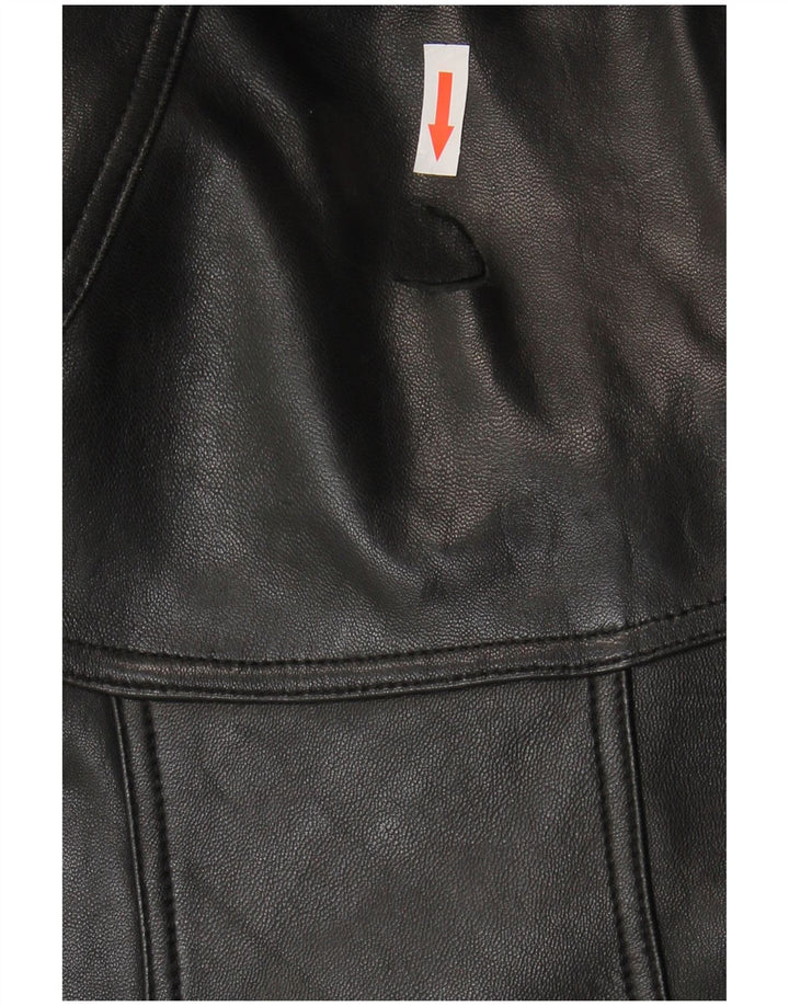 Мужская кожаная куртка Canda UK 40, большая черная кожа