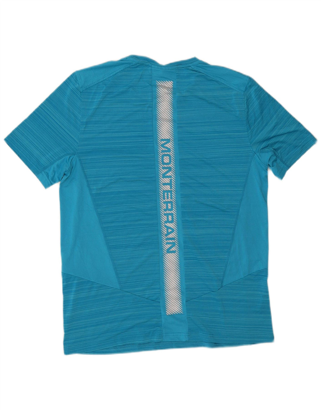 Monterrain Мужская футболка с графическим рисунком Верх средней синей полоски из полиэстера