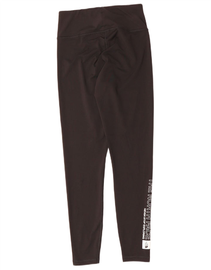 Женские леггинсы с рисунком THE NORTH FACE UK 8, маленький размер, черный полиэстер
