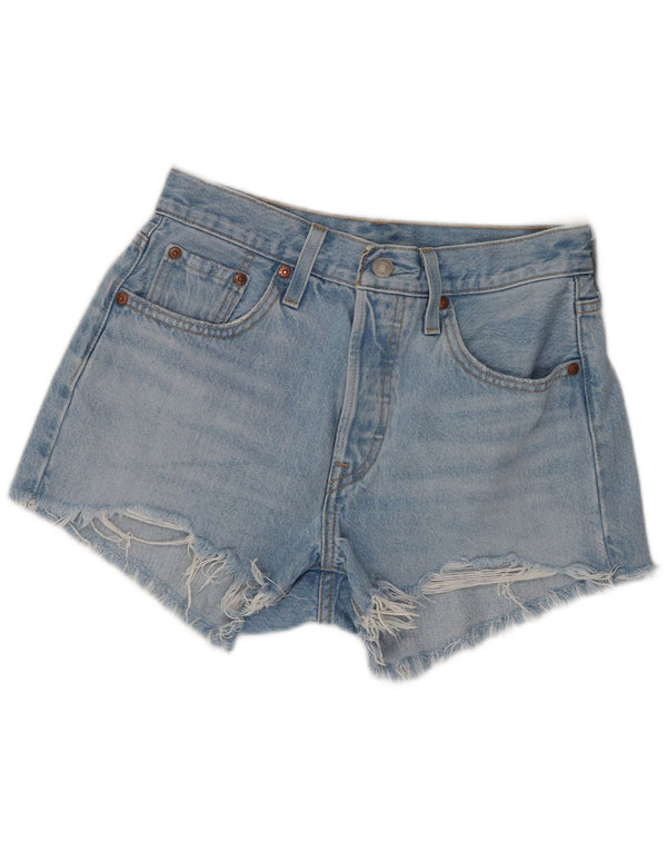 Женские джинсовые шорты Levi's 501 W25 XS, синие, хлопок