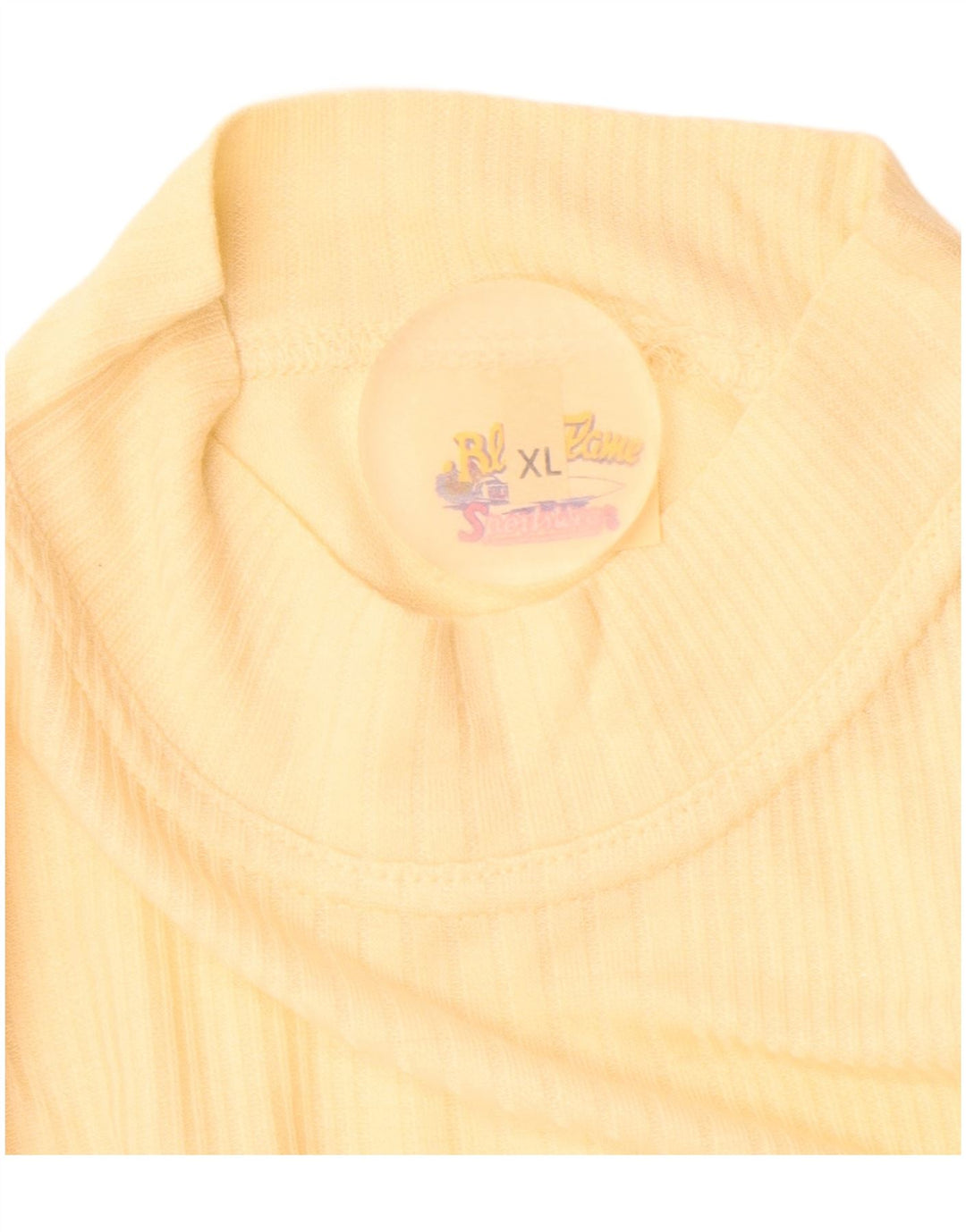 Мужская футболка BLUE FLAME Топ XL Желтая вискоза