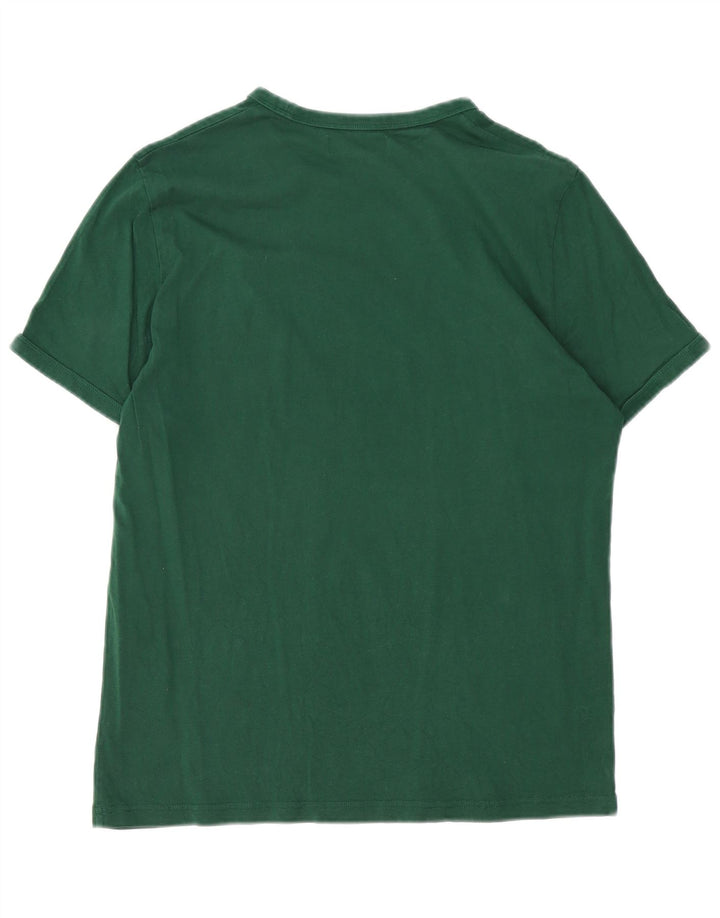 Мужская футболка Fred Perry Top среднего зеленого цвета