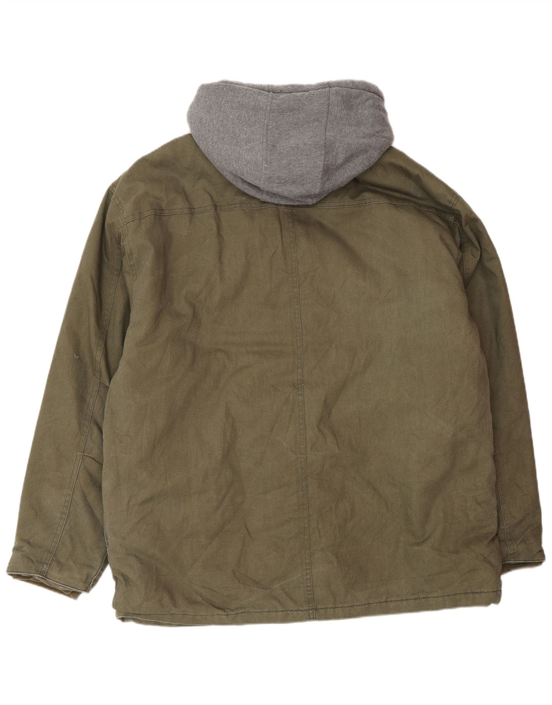 Мужская куртка DICKIES с капюшоном UK 42 XL, цвет хаки, хлопок с цветными блоками