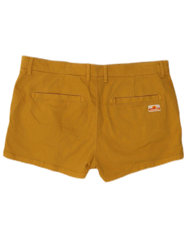 Женские шорты чинос Superdry UK 12 Medium W34 Желтый хлопок