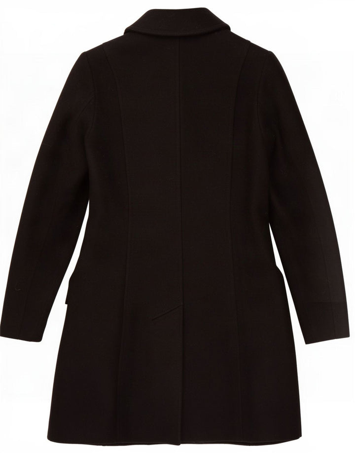 Женское пальто Benetton UK 6 XS, черное, шерстяное