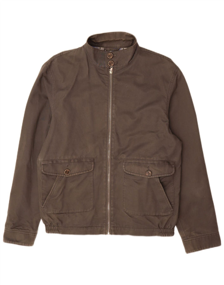 Мужская куртка-бомбер Marks & Spencer Blue Harbour UK 38 средний серый
