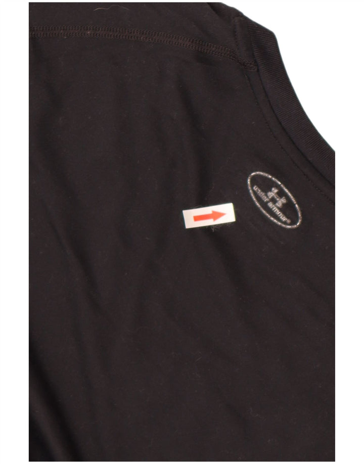 Женская футболка Under Armour Top UK 18 XL, черный полиэстер