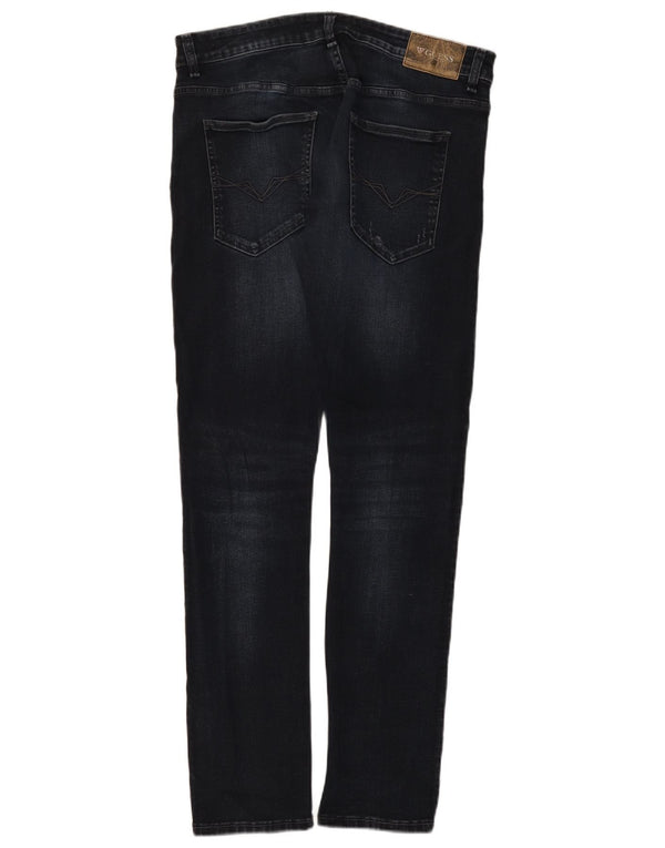 Мужские джинсы скинни Guess W33 L31, черный хлопок