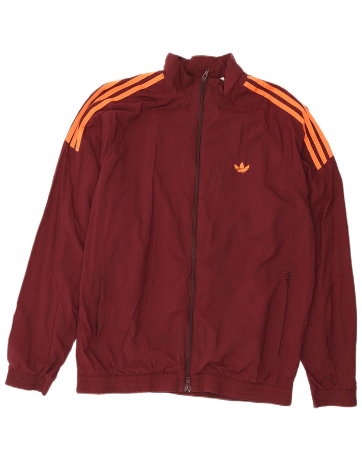Мужской спортивный костюм Adidas Top Jacket Medium Burgundy Nylon