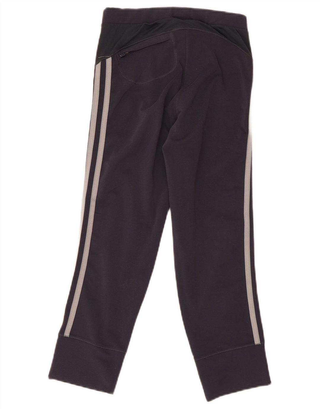 Женские леггинсы-капри Adidas UK 8, маленькие черные из полиэстера