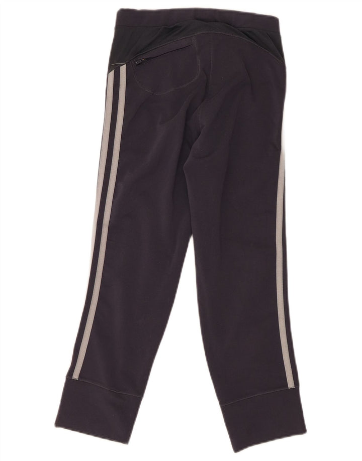 Женские леггинсы-капри Adidas UK 8, маленькие черные из полиэстера