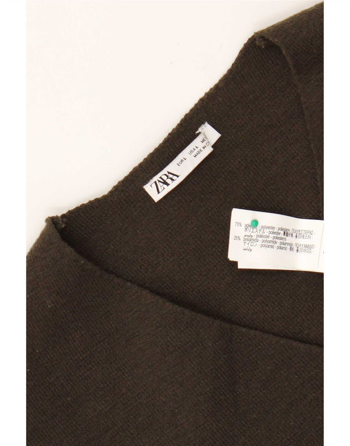 Женская майка Zara Vest UK 16, большой зеленый полиэстер