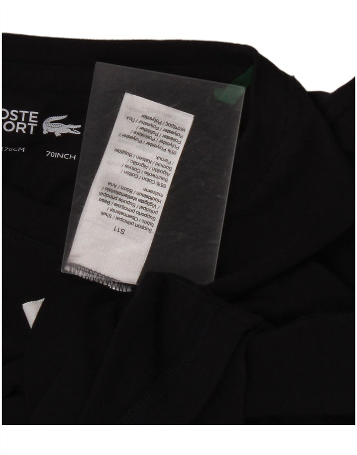 LACOSTE Топ с рисунком для мальчиков, с длинными рукавами, 15–16 лет, темно-синий, хлопок