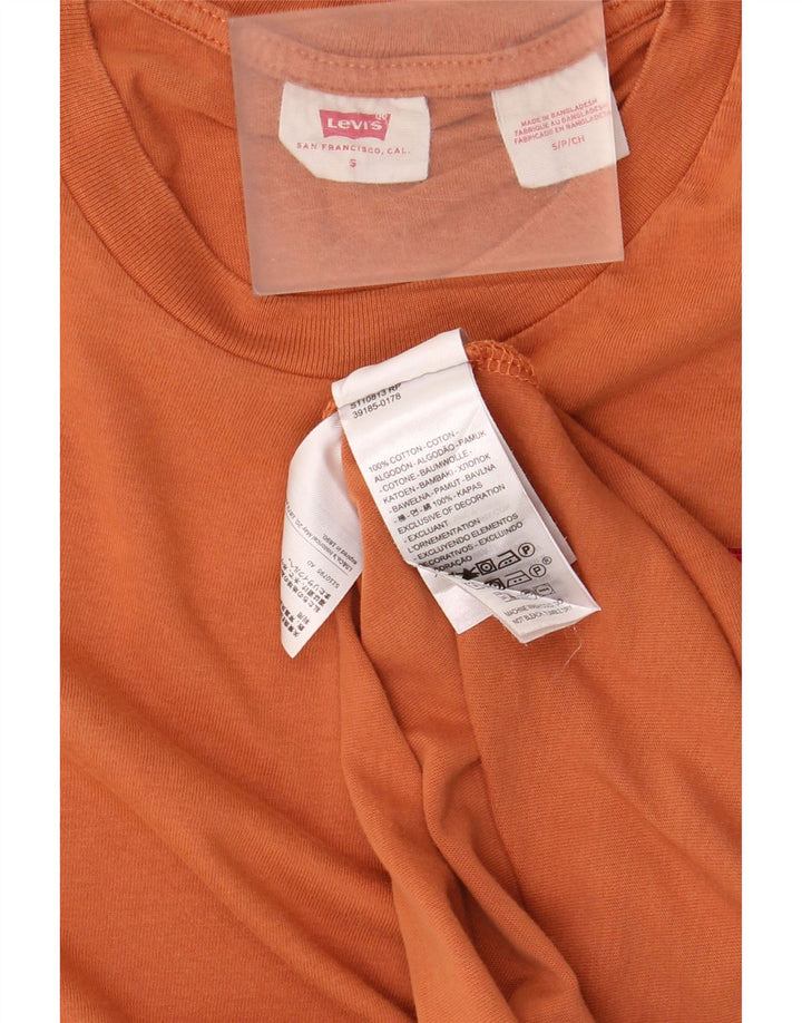Мужская футболка Levi's Top Small Orange Cotton
