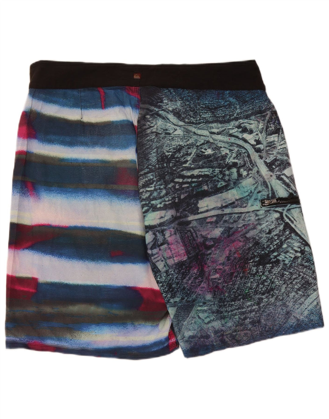 Мужские шорты для плавания QUIKSILVER, большие разноцветные полиэстер с цветными блоками