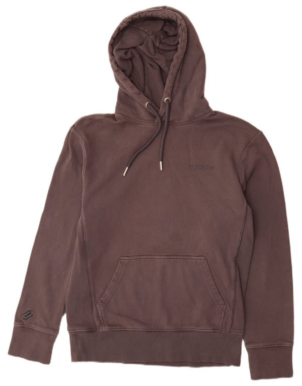 Мужской джемпер с капюшоном Superdry, маленький коричневый, хлопок
