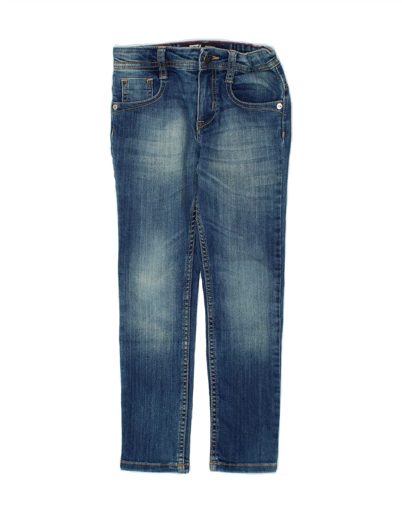 LEVI'S Girls Skinny Jeans 7-8 Years W21 L22  Navy Blue Cotton Vintage Levi's and Second-Hand Levi's from Messina Hembry 
