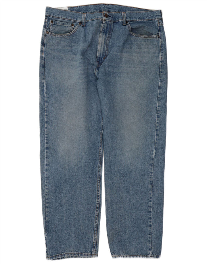 Мужские прямые джинсы Levi's 505 W38 L30 синие, хлопок