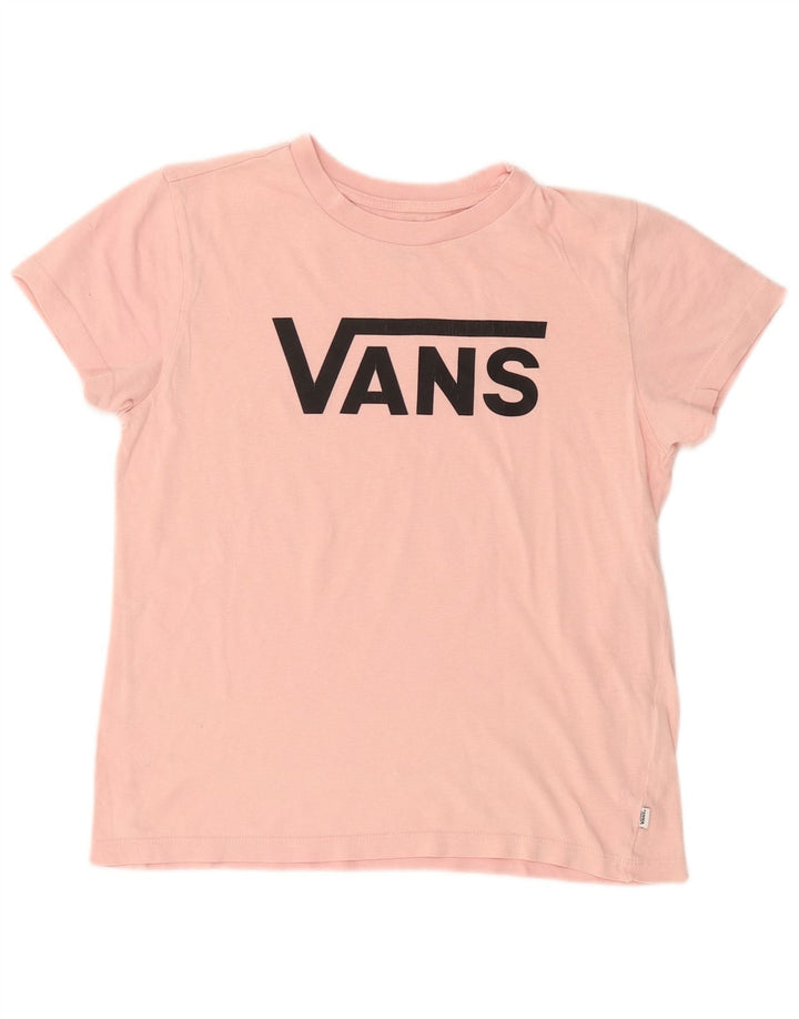 Женская футболка с рисунком VANS Top UK 12 Medium Pink