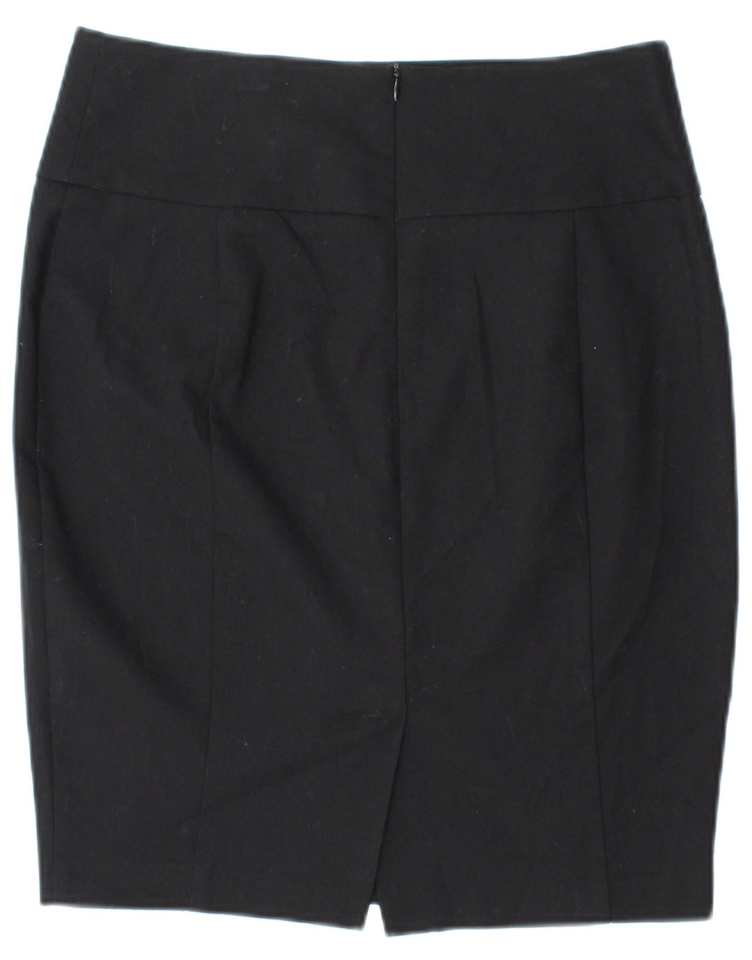 ZARA Womens High Waist Pencil Skirt Large W30  Black Polyester