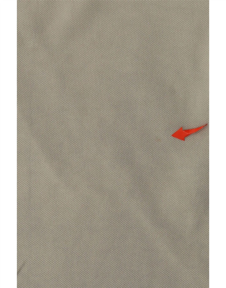 Мужская рубашка-поло Nike среднего серого цвета, хлопок